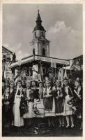 1938 Beregszász, felszabadulási ünnepély / celebration of the liberation, church