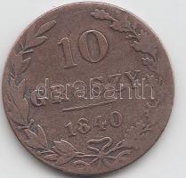 Lengyelország / Kongresszus - Lengyel Királyság 1840. 10Gr Billon T:2-
Poland / Congress - Kingdom o...