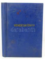 1972 Budapest, V. Országos plakátkiállítás vendégkönyve, többek között Bor Pál, Somogyi János, Kovác...