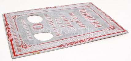 1937 Sauvageot Magyar és francia nagy kézi szótár, Dante kiadás nyomdaelem