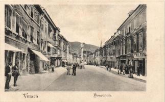 Villach, Main square, shops