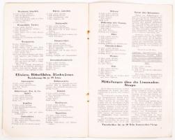cca 1930 Előírások szeszes italok előállításához német nyelven, 20 p