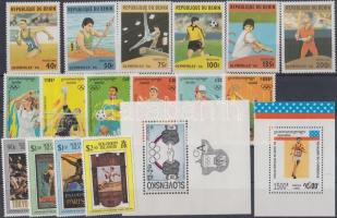 Nyári olimpia, Atlanta 15 ország 7 klf sor + 7 klf blokk Summer Olympics, Atlanta 15 countries, 7 di...