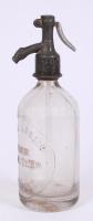 Vető Sándor Szikvízüzem Budapest, szódás palack jelzett, jó állapotban, m:26 cm