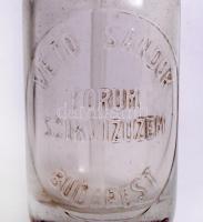 Vető Sándor Szikvízüzem Budapest, szódás palack jelzett, jó állapotban, m:26 cm