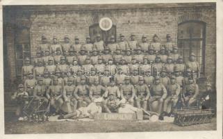 1911 K.u.K. military, Hungarian infantry 7. Compagnie, group photo