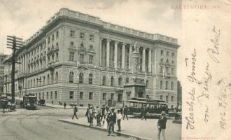 Baltimore, Court House, tram, monument (EK)