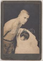 1916 Szollár Szaniszló beteg ajándéka emlékül Dr. Tomai egyetemi tanár részére (Szeged), feliratozva, kartonra ragasztva, 16x12 cm.