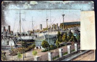 Pola, K.u.K. navy, battleships, leporellocard (EK)