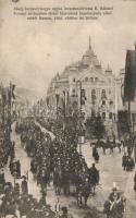 1906 Kassa, Abúj-Torna vármegye népies lovasbandériuma II. Rákóczi Ferenc és bujdosó társai hamvainak hazahozatala alkalmából / ceremony of the return of ashes of Francis II Rákóczi