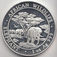 Szomália 2012. 100Sh Ag "Afrikai vadvilág / Elefánt" (1oz/0.999) T:PP
Somali Republic 2012...