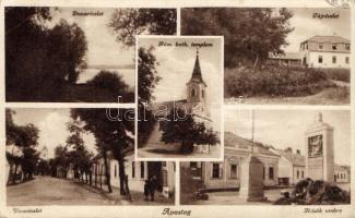 Apostag, Duna, Római katolikus templom, Hősök szobra (fl)