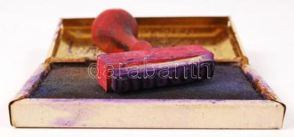 Bélyegző "Hidrogén" felirattal + párna