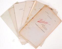 1900-1912 Strelisky: Geist Gáspárról készült képek csecsemő kortól, kiskamasz korig, 10 db kabinetfo...