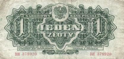 Lengyelország/II.V.H. Lengyel Nemzeti Felszabadítási Bizottság/Lengyel Nemzeti Bank 1944. 1Zl + 20Zl...