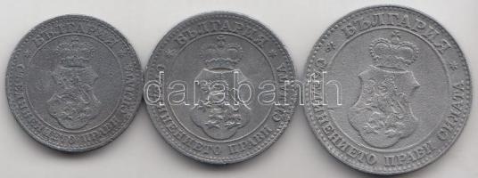 Bulgária 1917. 5s + 10s + 20s T:1-,2
Bulgaria 1917. 5 stotinka + 10 stotinka + 20 stotinka C:AU,XF