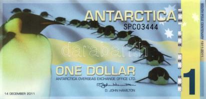 Antarktika 2011. 1$ T:I Antarctica 2011. 1 Dollar C:UNC