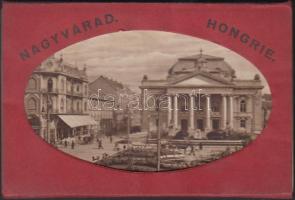 Nagyvárad leporello 10 lappal, benne a zsinagóga / leporello with 10 cards, with the synagogue