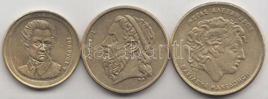 Görögország 1990-2000. 20d + 50D + 100D T:1,2
Greece 1990-2000. 20 Drachmai + 50 Drachmai + 100 Drac...