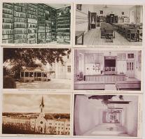 6 db képaslap a kalocsai iskolanővérek intézetéről