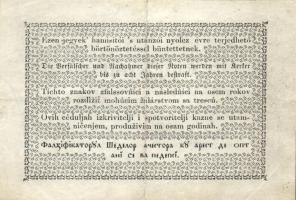 1848. 1Ft "Kossuth-bankó" T:III
Adamo G104