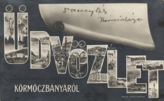 Körmöcbánya üdvözlet / greeting, floral (fl)