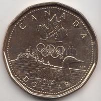 Kanada 2004. 1$ "XXVIII. Nyári Olimpia" T:1 Canada 2004. 1 Dollar "Summer Olympic Games" C:UNC