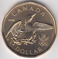 Kanada 2008. 1$ "Nyári Olimpia" T:1 Canada 2008. 1 Dollar "Summer Olympic Games" C:UNC
