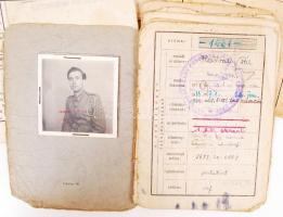 1937-1991 Vegyes igazolvány tétel (kultúrigazolvány, személyi, munkakönyv, tanulmányi értesítő), 18 ...
