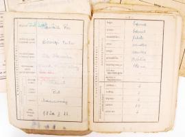 1937-1991 Vegyes igazolvány tétel (kultúrigazolvány, személyi, munkakönyv, tanulmányi értesítő), 18 ...