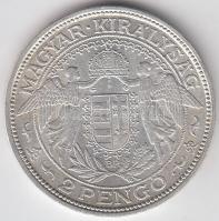 1938. 2P Ag "Madonna" T:2 Adamo P7