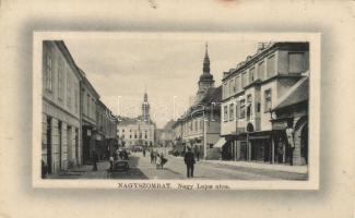 Nagyszombat Nagy Lajos utca, Weisz Adolf üzlete / street, shop (fl)
