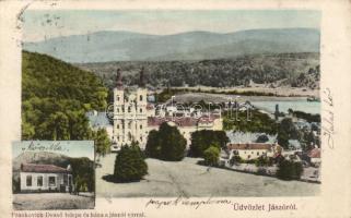 Jászó Frankovich Dezső telepe és háza a várral / house of Dezső Frankovich, castle (EB)