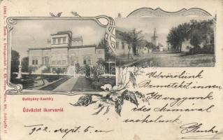 Ikervár, Batthyány-kastély, floral (EK)