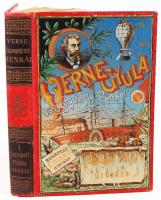Verne Gyula: Sztrogoff Mihály utazása Moszkvától Irkutskig I-II. rész.Bp., Eisler G. Kiadása. Kiadói vászonkötés, festett, első oldal szakadt.