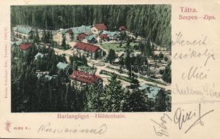 Tátra, Barlangliget, Höhlenhain, Feitzinger Ede kiadása