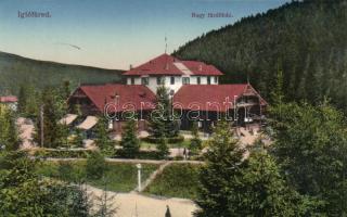 Iglófüred, fürdőház, Ferencz D. kiadása / spa