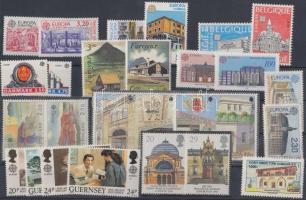 Europe CEPT: Post buildings 12 countries 27 diff. stamps, Europa CEPT: Posta épületek 12 ország 27 klf bélyeg