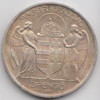 1939. 5P Ag "Horthy-balra" T:2 Adamo P8.2