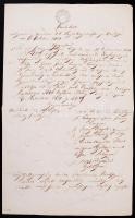 1851 2G Szignettás irat (Protokoll jegyzőkönyv) Szombathelyről