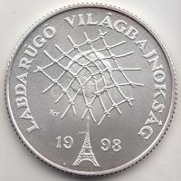 1997. 750Ft Ag "Labdarúgó VB" T:BU Csak 3000db! Dísztokban. Tanúsítvánnyal