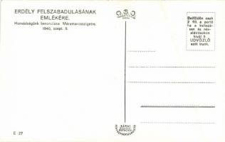 Máramarossziget, bevonulás / entry of the Hungarian troops