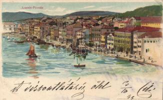 1899 Mali Losinj, Lussinpiccolo, 'Kunstanstalt Kosmos' litho (EK)