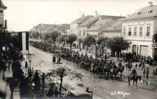 Szászrégen, bevonulás / entry of the Hungarian troops, photo So.Stpl