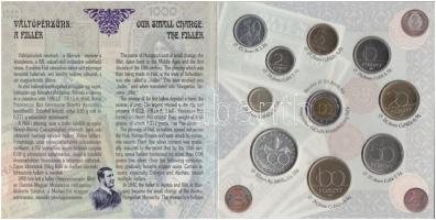 1997. 50f-200Ft 10klf db, benne 200Ft Ag "Deák", szettben T:BU Csak 7000db! Adamo FO30