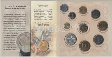 1998. 50f-200Ft 10klf db, benne 2klf 100Ft és 200Ft Ag "Deák" + 1db 100Ft "1848-49-es szabadságharc" szettben T:BU Csak 7000db! Adamo FO31