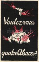 'Voulez-vous quatre Alsaces?' Hungarian propaganda, irredenta 'Országos Propaganda Bizottság' s: Barta