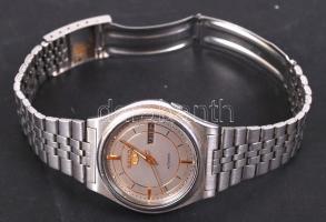 Seiko automata férfi karóra másodpercmutatóval, naptáras, üvege karcos, vízálló, sorszámozott