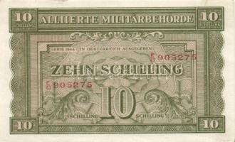 Ausztria / Szövetséges katonai megszállás 1944. 10Sch + 50Sch T:I-,III
Austria / Allied Military Aut...