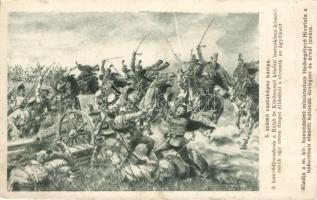 Battle between Rahó and Kőrösmező, hussars and Russian soldiers (EK)